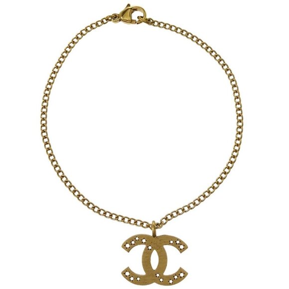 Chanel CC Chain Bracelet Gold 03A 153602 - Picture 1 of 4